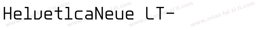 HelvetlcaNeue LT字体转换